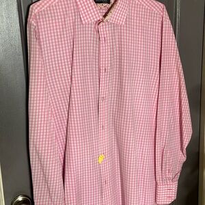 Pink Checkered Men's Shirt